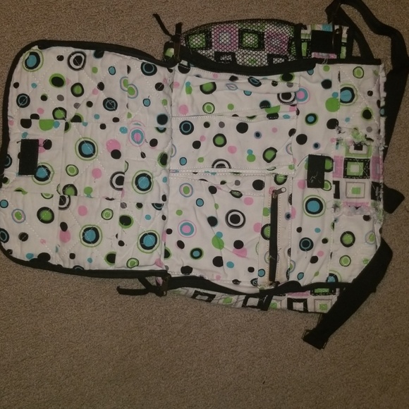 Brand new cross body patchwork diaper bag NWOT - Picture 5 of 5